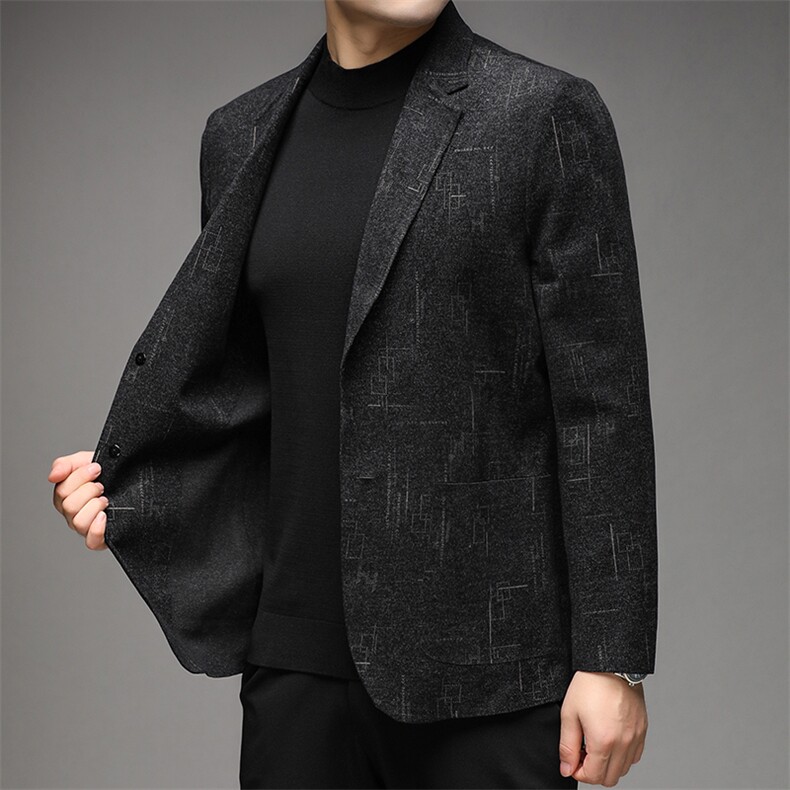 YH552男士2023秋新款长袖西服休闲外套单装西装P200,男装西服,电商B360