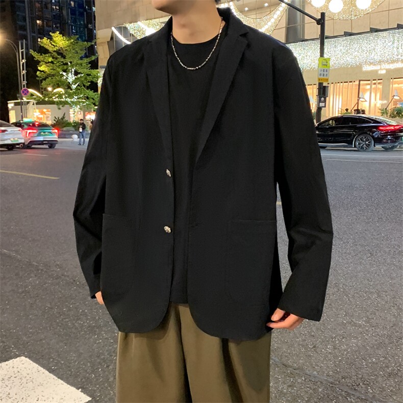 春季新款商务风西装外套男休闲西服男士西服JK02628-P83,男装西服套装,星座308B-2