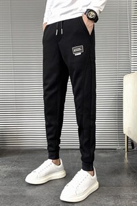 2025秋冬季新款华夫格拼接休闲裤男韩版潮流网红小脚裤L703-P60，男装休闲裤，电商A327