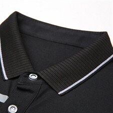 短袖T恤男纯色翻领Polo2023夏季新品中青年衫宽松潮流男士含棉质，男装T恤，电商B212（原钱塘6029）