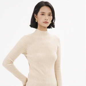 2024年秋冬新款女金丝轻松穿出高级感一线成衣修身打底衫百搭通勤图片