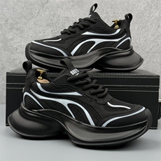 A1122-P285夏季新款透气网面鞋厚底增高老爹鞋百搭运动休闲鞋男，男鞋休闲鞋，星座1407-6