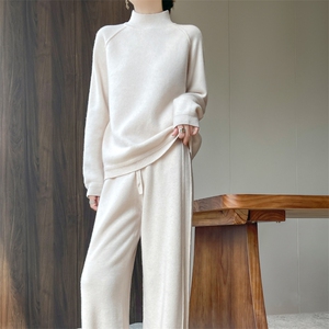 2025年秋季新款百搭半高领女士羊毛衫，女装羊毛衫，隆格羊绒