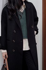 时尚双面羊绒大衣，其它，YNJDD