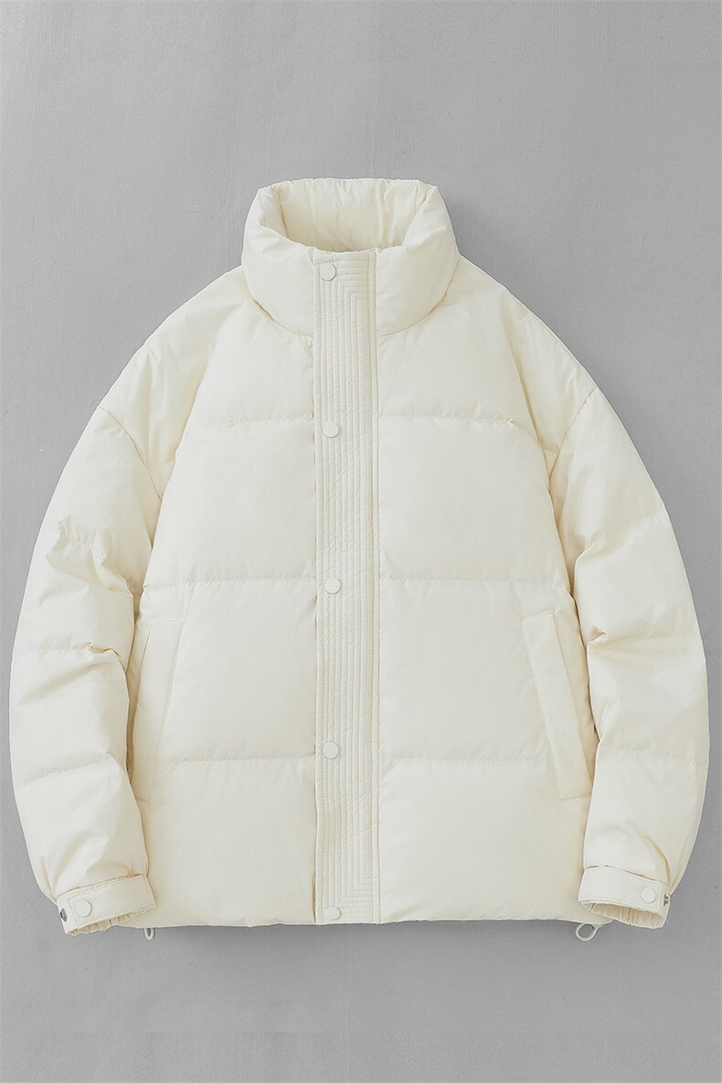 2025冬季新款潮牌男立领压胶宽松百搭保暖羽绒服外套,男装羽绒服,电商A234