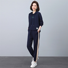 运动套装女春秋2025新款春装妈妈时尚洋气女士秋季宽松休闲两件套，女装套装/套裙，天丽