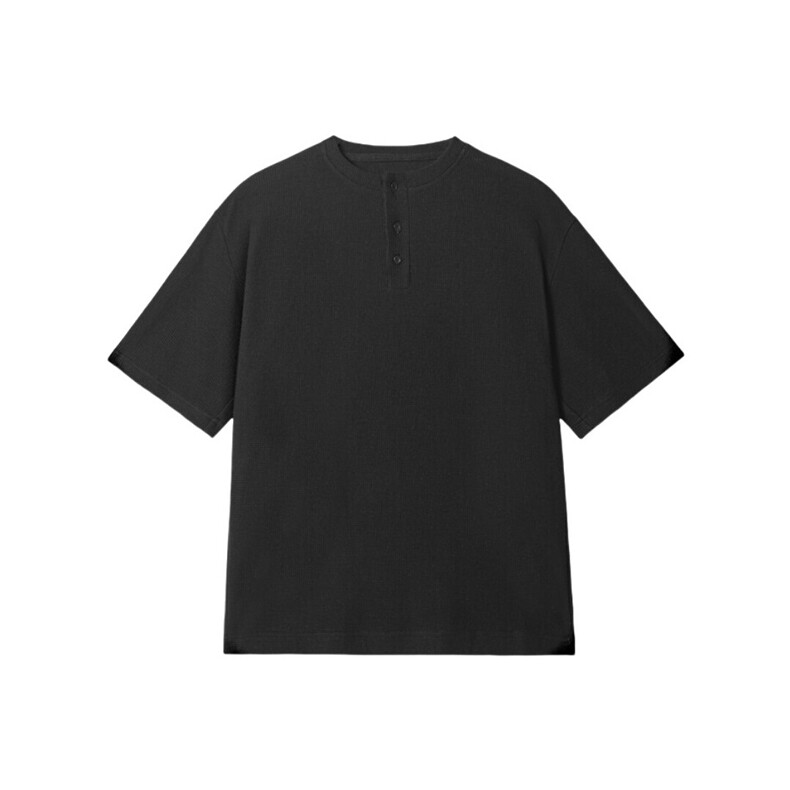 亨利领短袖T恤百搭宽松复古体恤衫休闲运动上衣310A-PL02-特批14，男装T恤，星座310A-4