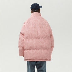 白墙PU皮复古做旧设计钢印棉衣男女MY77096P130控198抖控228，男装棉衣，星座227-7