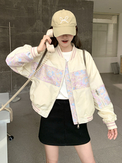 春现轻风刺绣印花小外套B190-501-P140-K198，女装短外套，2B190