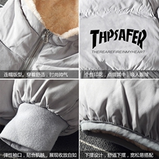 MY16007-P100加厚加绒连帽棉衣男大码棉服男面包服男，男装棉衣，电商A040A