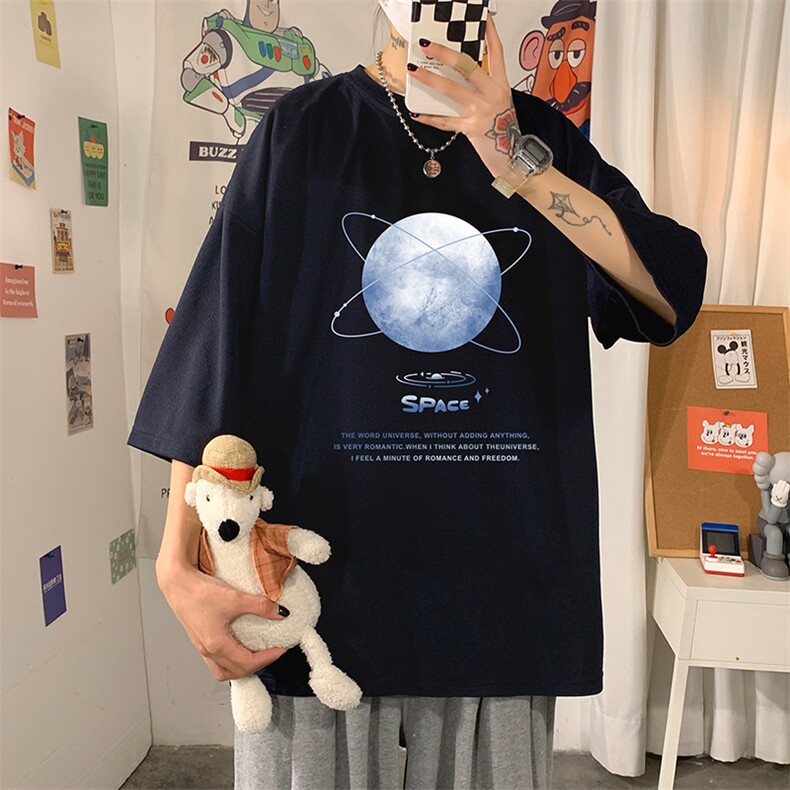 Q11241-P30春夏季七分袖t恤男大码五分袖男短袖中袖,男装T恤,电商A040