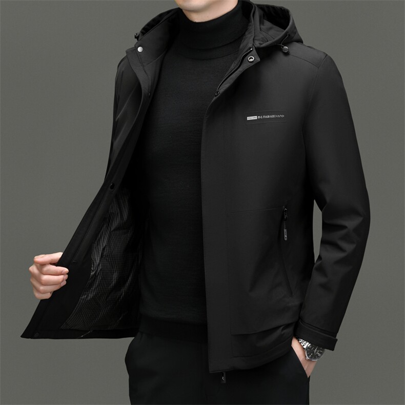DF82613钱塘2020-2冬季时尚厚款百搭休闲中年男士羽绒服P195,男装羽绒服,钱塘207-2