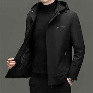 DF82613钱塘2020-2冬季时尚厚款百搭休闲中年男士羽绒服P195图片