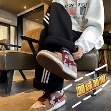 加绒加厚休闲裤直筒卫裤休闲裤K3066-P48，男装休闲裤，星座308B-2