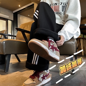 加绒加厚休闲裤直筒卫裤休闲裤K3066-P48图片