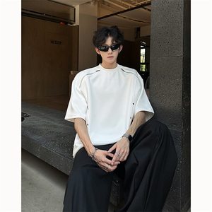 夏季美式高街ins解构短袖T桖货号TX25178P45图片