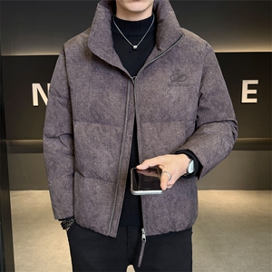 标90 男休闲立领羽绒服 图案面包服外套上衣 A329-YR2567-P255图片