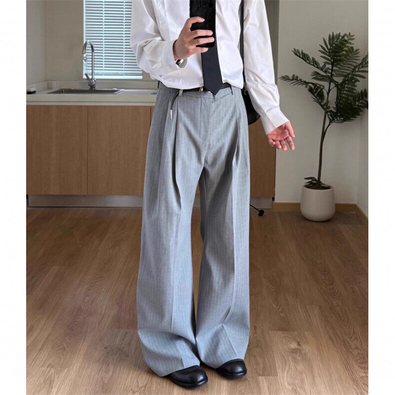 细条纹西装休闲裤打折设计D328-AK7709-P68,男装西服套装,电商D328