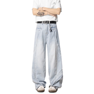 K37357-尺码S-2XL-P70-X98-克重：350g-无影墙-牛仔裤图片