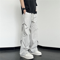 高品质小米格弹力通勤宽松ins情侣休闲裤KZ33A001-TP35，男装休闲裤，电商A247