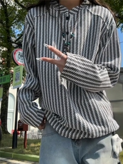 XZ809A/FK01/特P19/加绒特P26雪尼尔小香风立领POLO杉长袖卫衣，男装T恤，星座809A(原222-1)