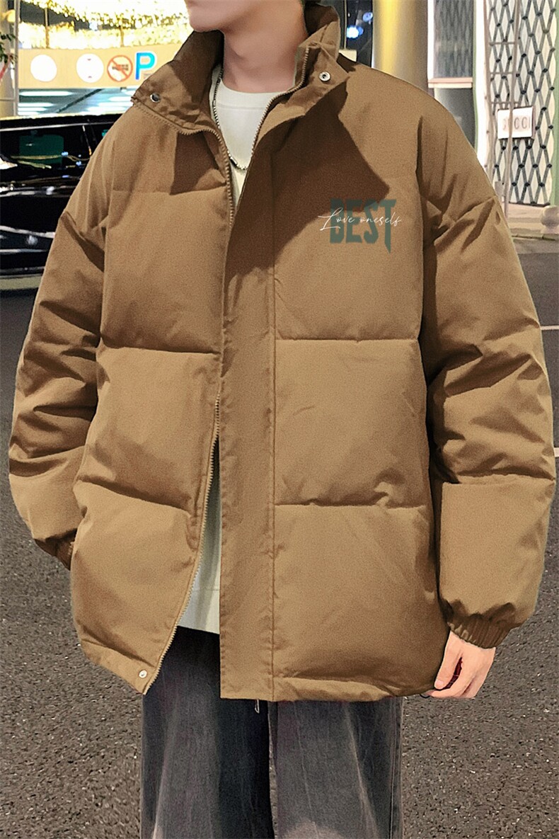 ！2024冬季新款男士立领棉衣印花简约棉服外套夜景MY301特P55,男装棉衣,电商B220