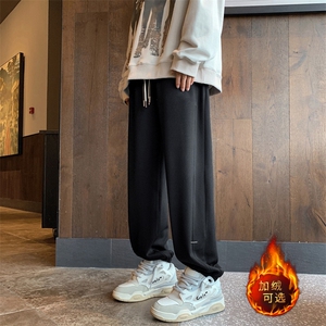 加绒加厚保暖休闲裤男士秋冬季宽松束脚裤K922-特批-32加绒特批42图片