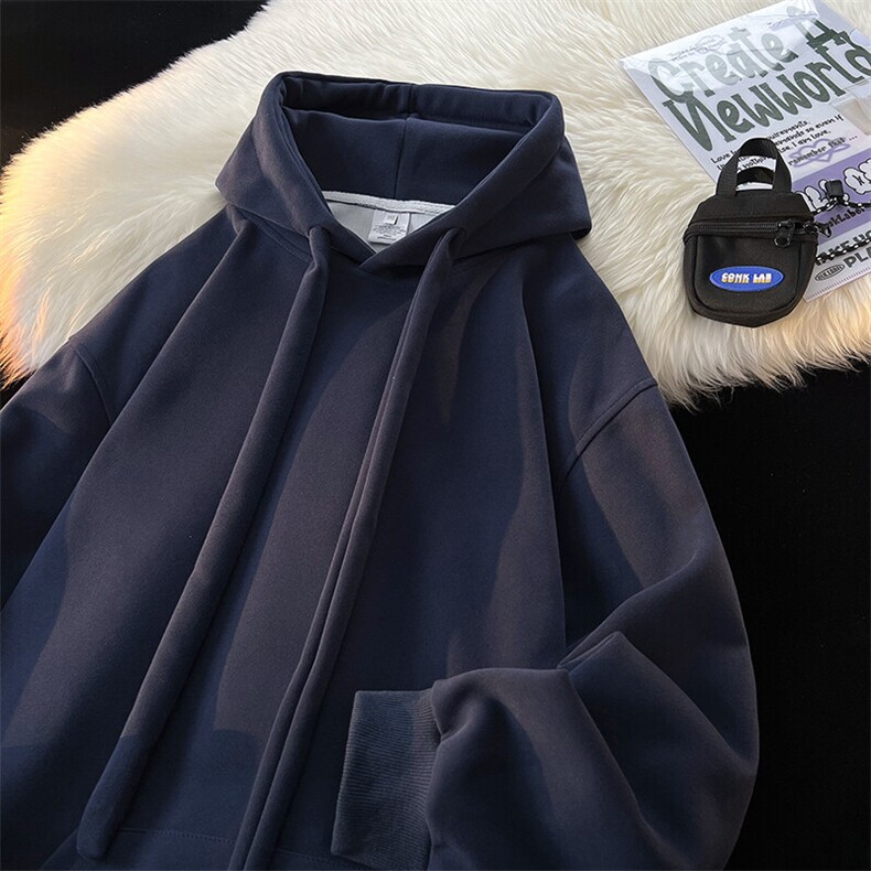 M-8XL春季2025年连帽卫衣加肥加大码美式重磅硬挺外套WY9101/P60，男装卫衣，电商B238