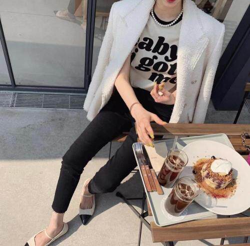 【现货】夏季新款韩版短袖修身显瘦三个色，女装，Yibee