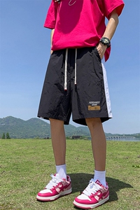 已注册抖音直播得物多巴胺冰丝速干薄款沙滩裤运动短裤K661P28图片