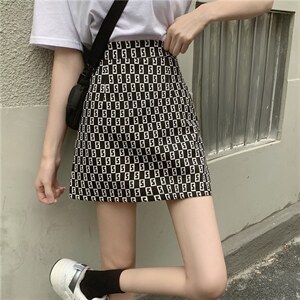 高腰a字半身裙夏款包臀短裙女2021新款时尚裙子图片