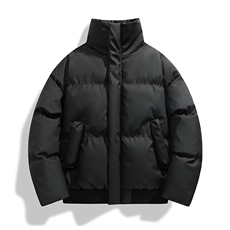 冬季哑光PU皮棉服加厚保暖棉衣D8808-特P65，男装棉衣，星座1213