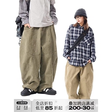 Q41/P57洗水棉弯刀裤男女休闲裤长裤卡其军绿深灰1，男装休闲裤，星座1506