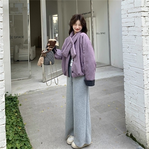 50绒!麂皮绒羽绒服配围脖R2C086-2631P235K368图片