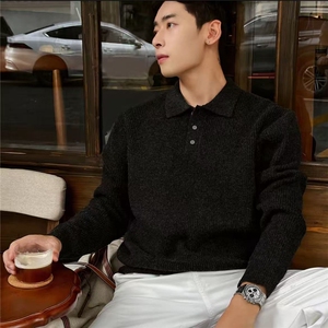 网图慎用 B216 MY5156 P65 2025秋冬男POLO领毛衣针织衫图片