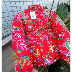 MY203男女休闲风东北大花加厚保暖防寒棉衣外套棉服棉袄团队，男装棉衣，星座115A(原星座507）