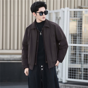 M-4XL B353 3626 P260 灰2025新款羽绒服男【标50绒110-150g】图片