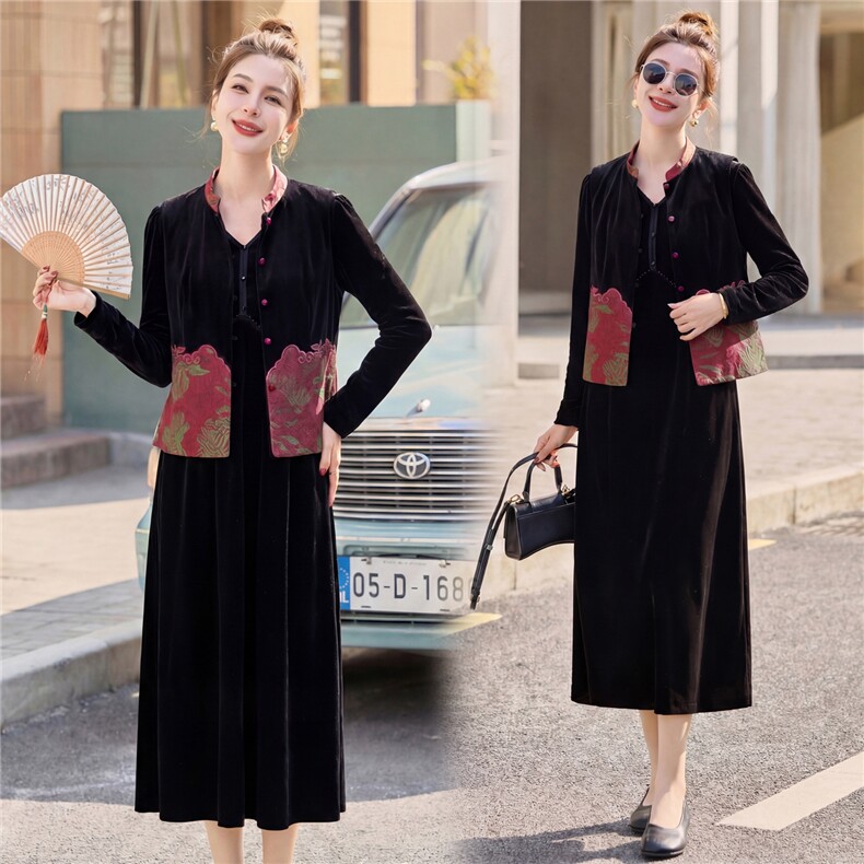 现货，连衣裙两件套套装女，女装套装/套裙，利佳可人