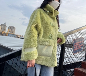 冬装羊羔绒图片