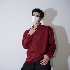 亲肤设计高街痞帅潮男打底衫长袖垫肩小众机车卫衣T恤P50，男装T恤，电商B319
