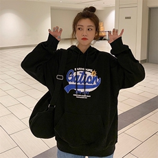 320克加绒大码宽松立领拉链卫衣女长袖oversize外套女E639-P45，女装短外套，星座911-2(原星座613-2）