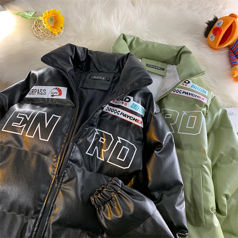 EQ156机车服皮棉衣外套男冬季防风赛车服加厚棉服潮牌P118,男装棉衣,电商C306-1