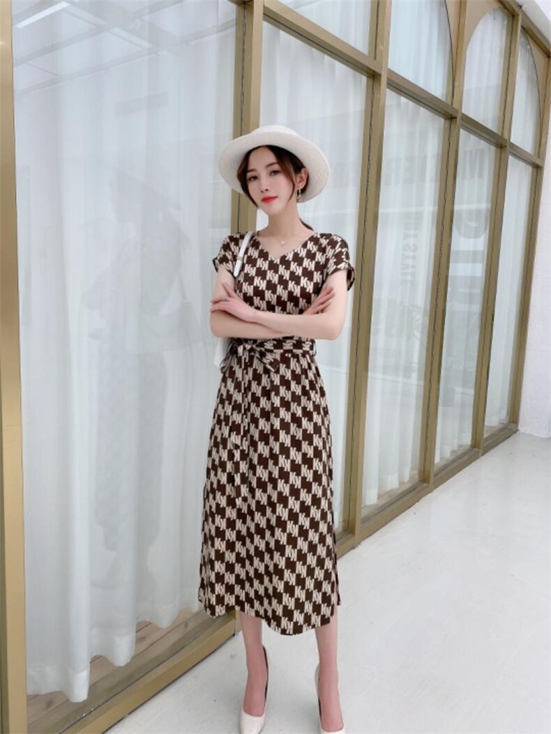 【现货】夏季新款碎花气质香云纱连衣裙，女装连衣裙，名怡