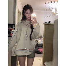 美式高街解构工艺速干长袖T恤衫男女款防晒上衣户外运动骑行服潮，男装防晒衣，电商A443