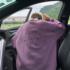 B359-YL9012特P50限价78美式万针刺绣重磅男女秋冬街头卫衣，男装卫衣，电商B359