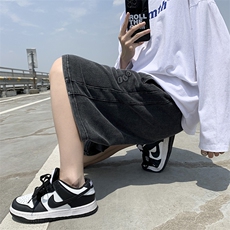 字母纯洗水做旧牛仔短裤H103P40，男装牛仔裤，星座1116-2