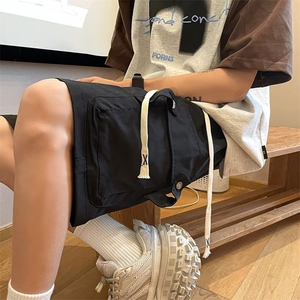美式复古工装短裤男夏季2023新款ins潮流休闲五分裤男 K7107-P32图片