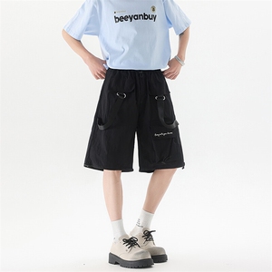 8XL-M特大码肌理感五分裤户外登山裤冲锋裤短裤男DK1502P49控68图片