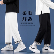 2021运动潮流百搭抗皱休闲九分卫裤K615-特批：35，男装休闲裤，星座718-1