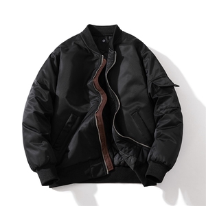现货 2色秋冬带帽情侣外套飞行服外套棉服夹克图片